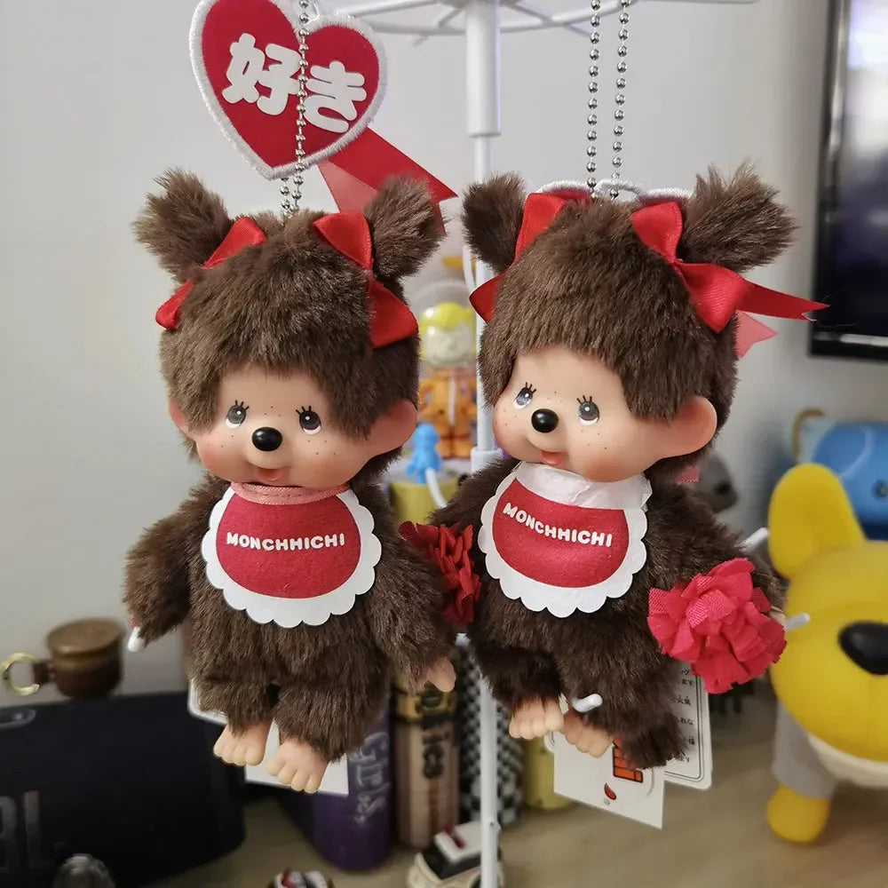 Monchichi Macaron Plush Keychain