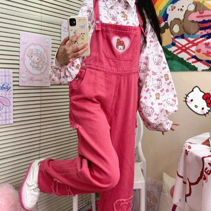 Fashion Girls Overalls/Trousers PN5466 - Bear Hugs