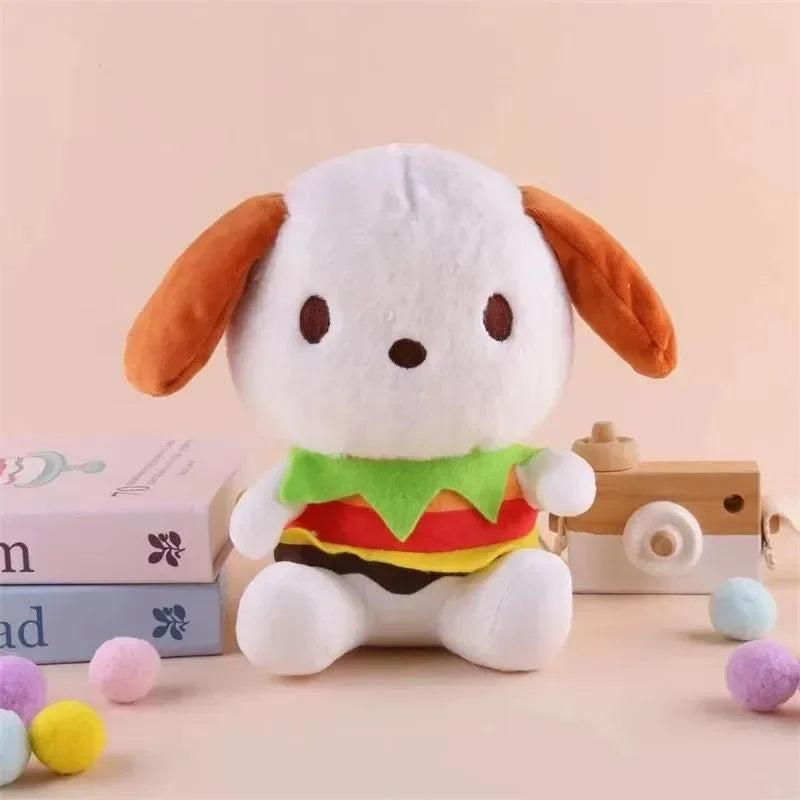 Hamburger Pochacco Cosplay Plushie (25 cm)