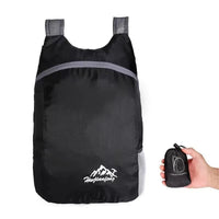 Backpack in a Pouch Folding Bag (20L Capacity)