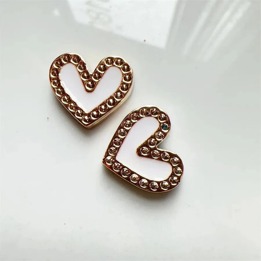 Autumn Heart Shaped Earrings