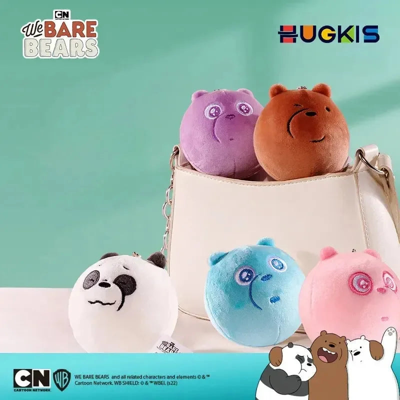 We Bare Bears Squeeze Plush Keychain