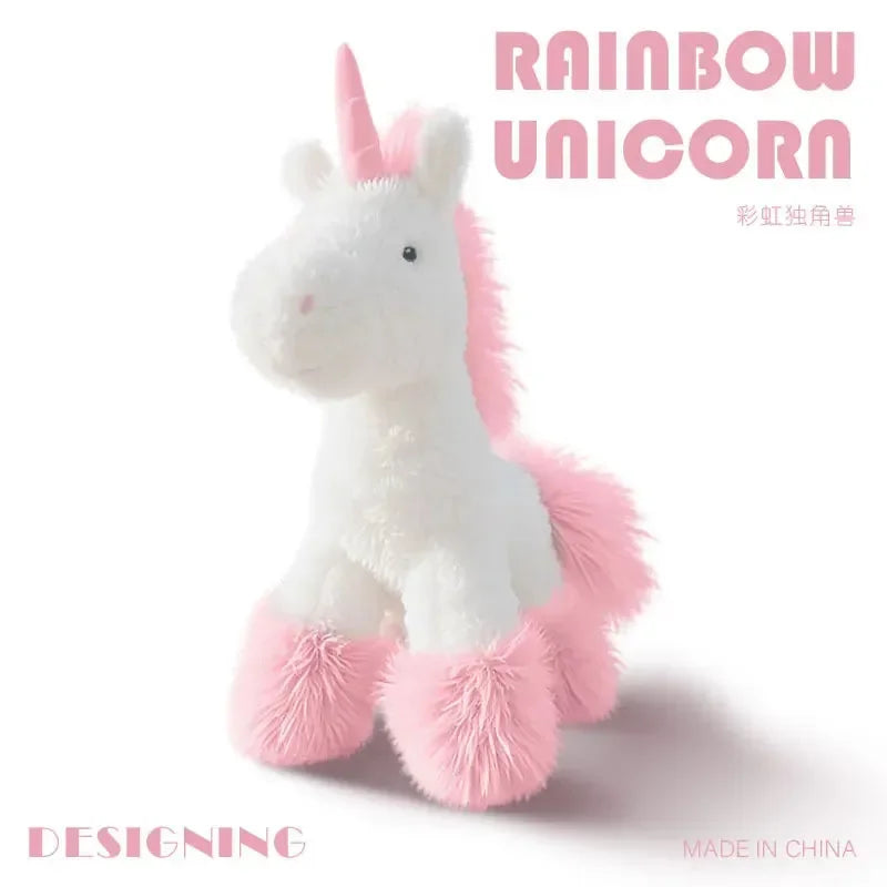 Rainbow Furry Unicorn Plushie