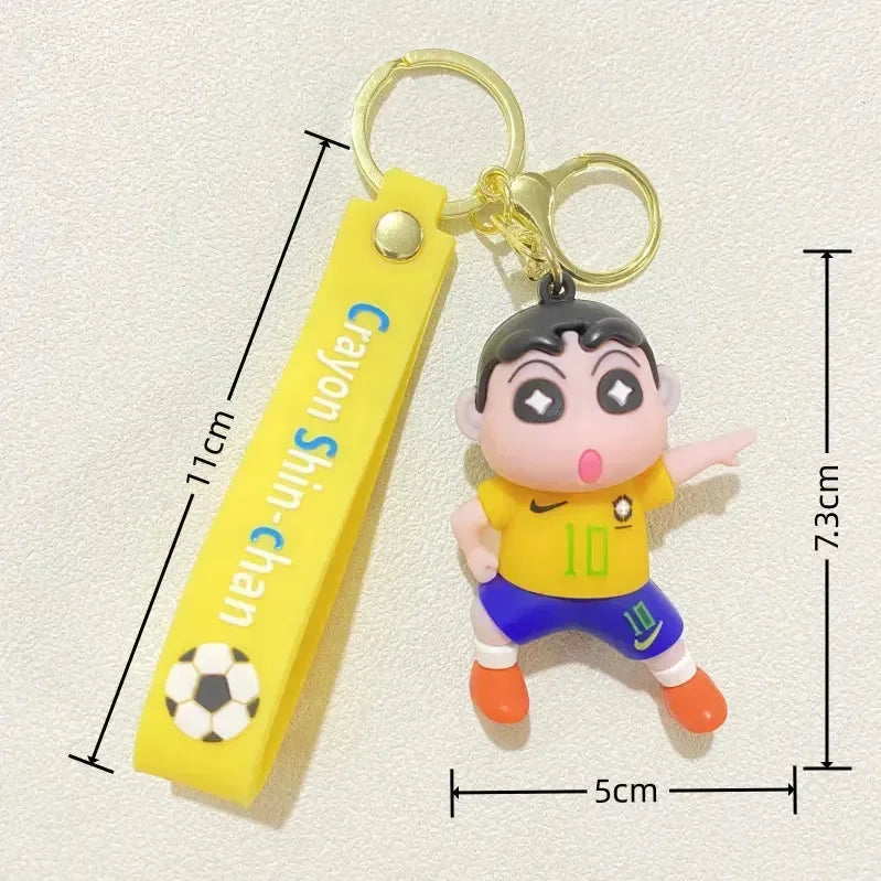 Shin-chan World Cup Wonders Keychain