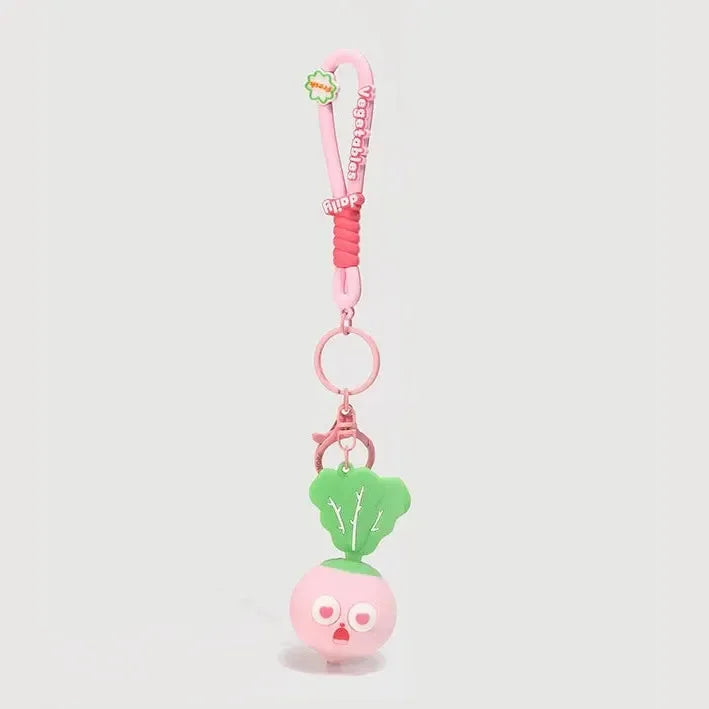 Screaming Vegetables Eye-Popping Keychain