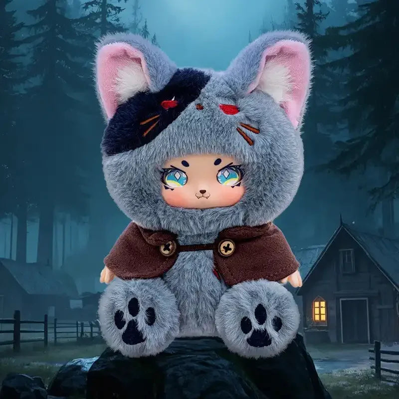 Boîte aveugle de porte-clés en fourrure Lunar Howls 
