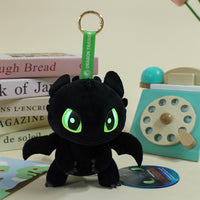 Fury Light & Sound Dragon Plush Keychain