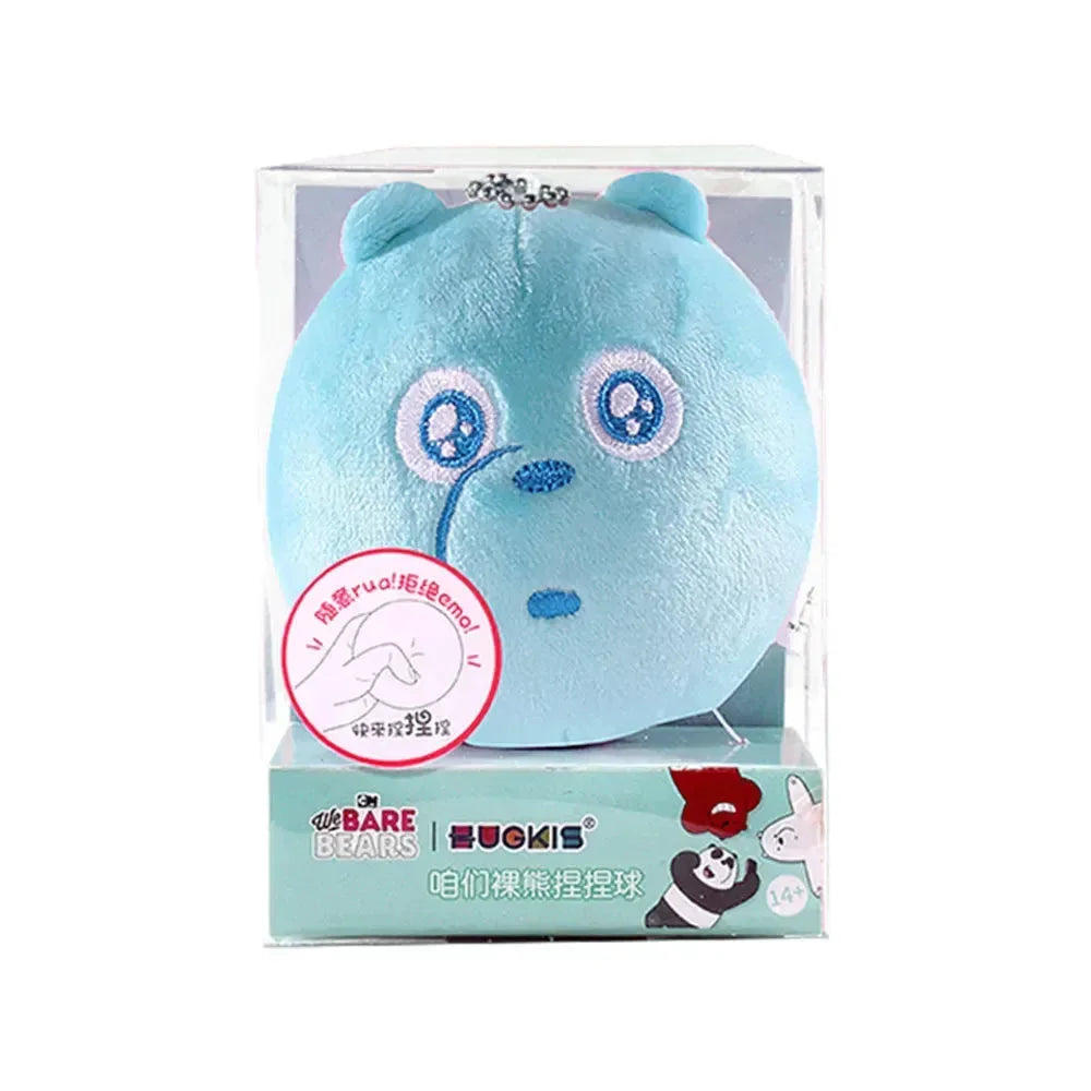 We Bare Bears Squeeze Plush Keychain