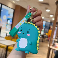 Smiling Dino Silicon Coin Pouch