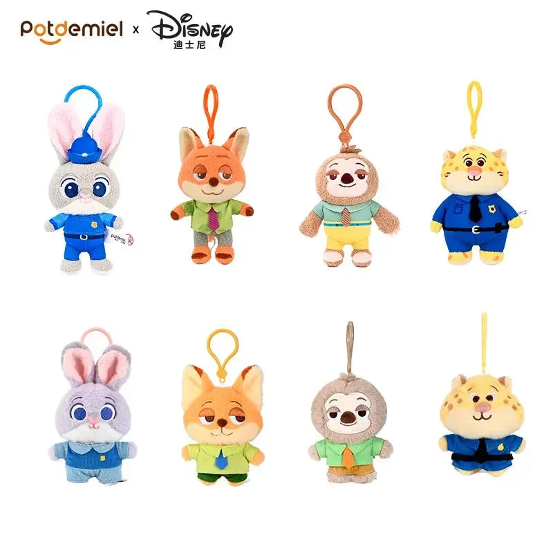 Zootropolis Squad Premium Plush Keychains