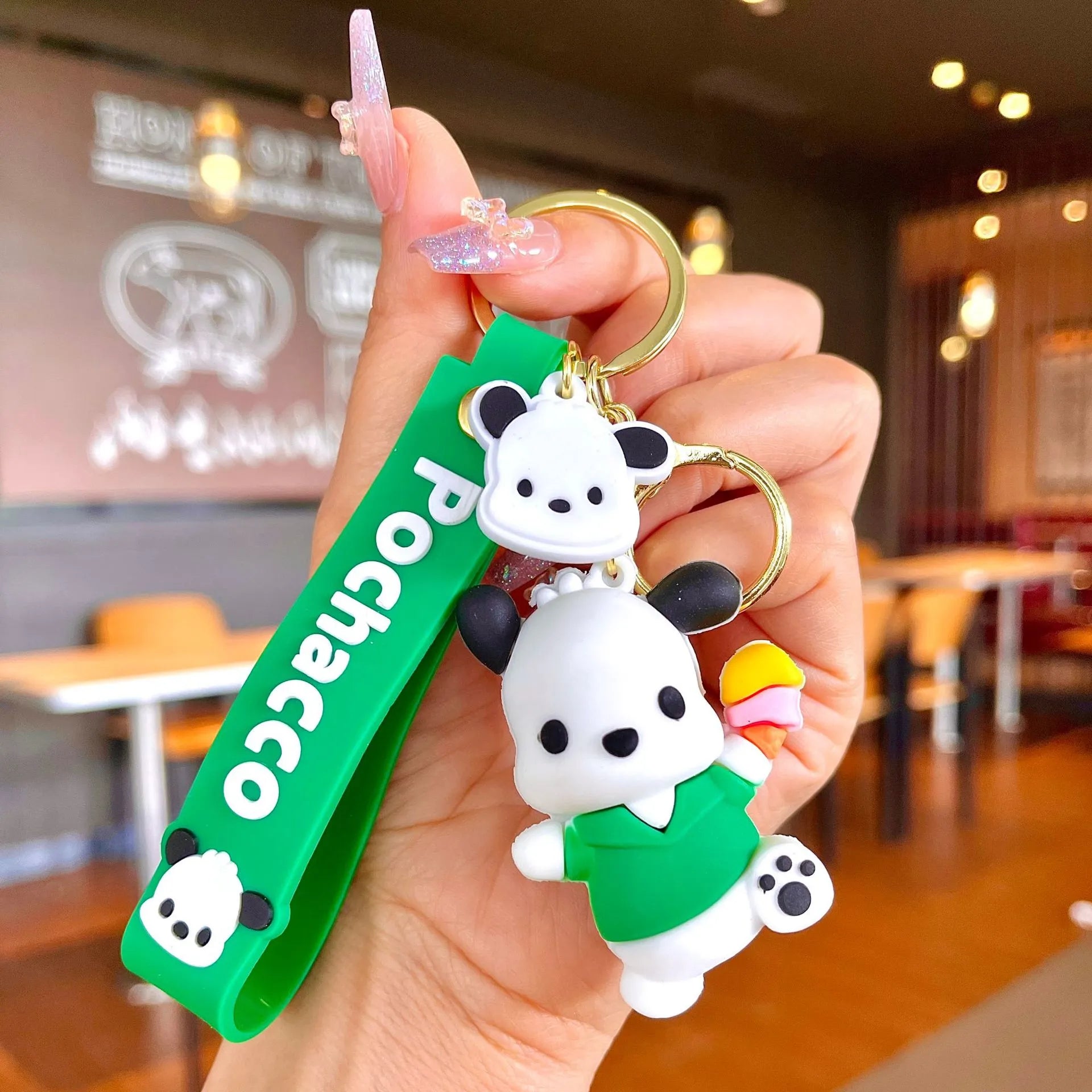 Kawaii Pochacco 3D Keychain