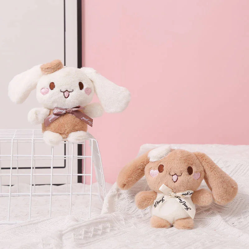 Cinnamoroll Mocha Pup Plush Keychain