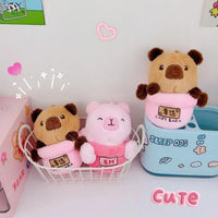 Chill Vibes Fortune Capybara Keychain