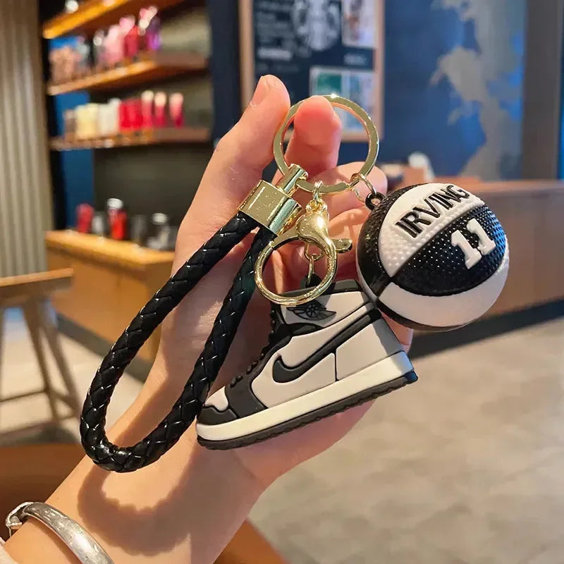 Air Bound Sneaker Ball Keychain