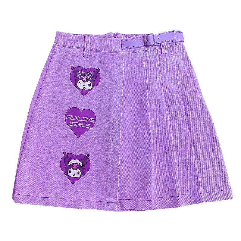 Fashion Embroidered Pleated Skirt PN3035 - Bear Hugs
