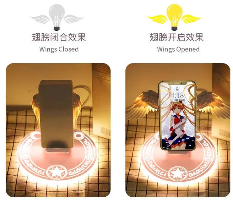 Fashion Cartoon Wings Wireless Charger PN6351 - Bear Hugs