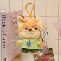 Zootropolis Squad Premium Plush Keychains