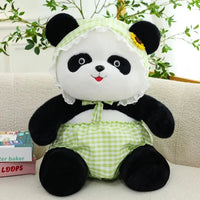 Floral Charm Giant Panda Plushie