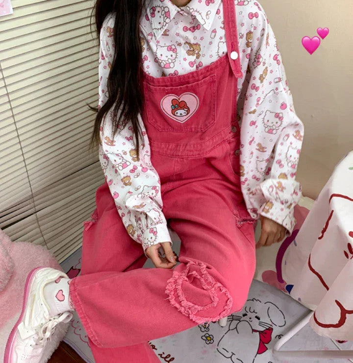 Fashion Girls Overalls/Trousers PN5466 - Bear Hugs