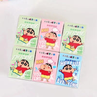 مناديل جيب تشيكي كرايون شينشان (عبوة من 6 قطع) 