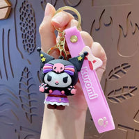 Kuromi Mischief Charms 3D Keychain