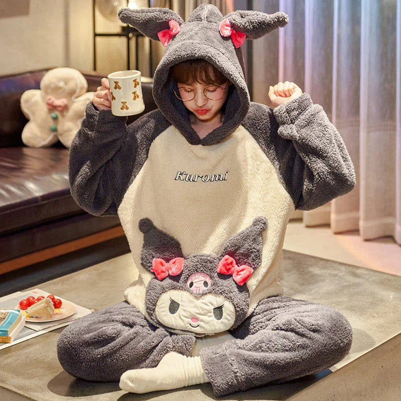 Fashion Girls Winter Pajamas PN4397 - Bear Hugs