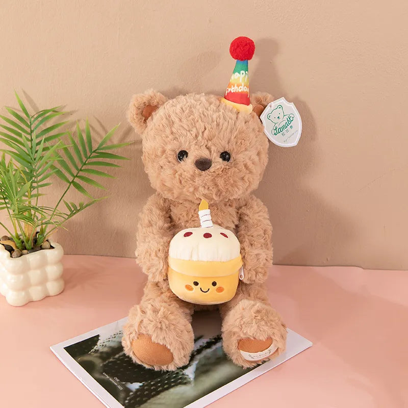 Hat Birthday Bear Plushie (40 cm)