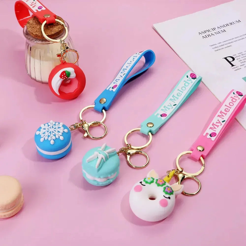 Melody Munchies Donut Keychain
