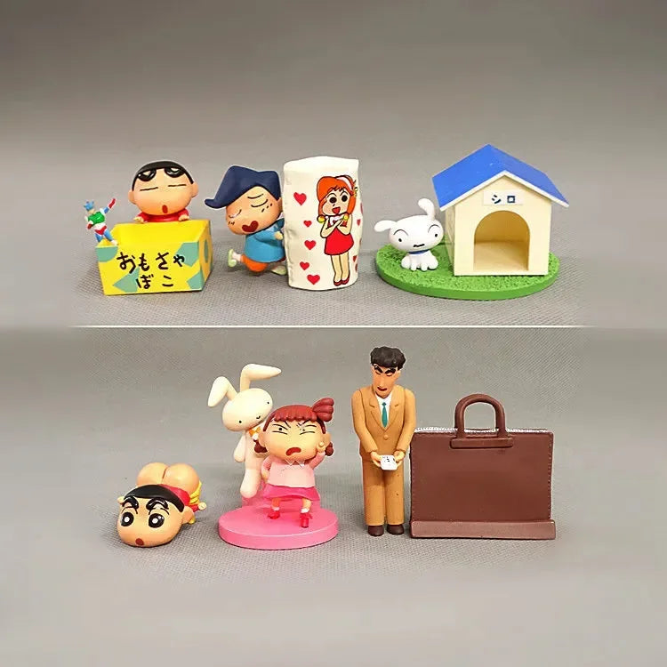 Coffret de figurines Aventures de la famille Shinchan 