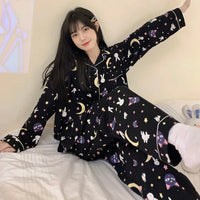 Kawaii Luna Cat Pajamas Suits PN5678 - Bear Hugs