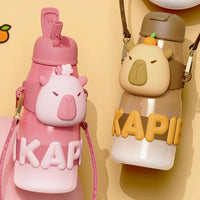 Capybara Squeezy Insulated Bottle (650 ml)