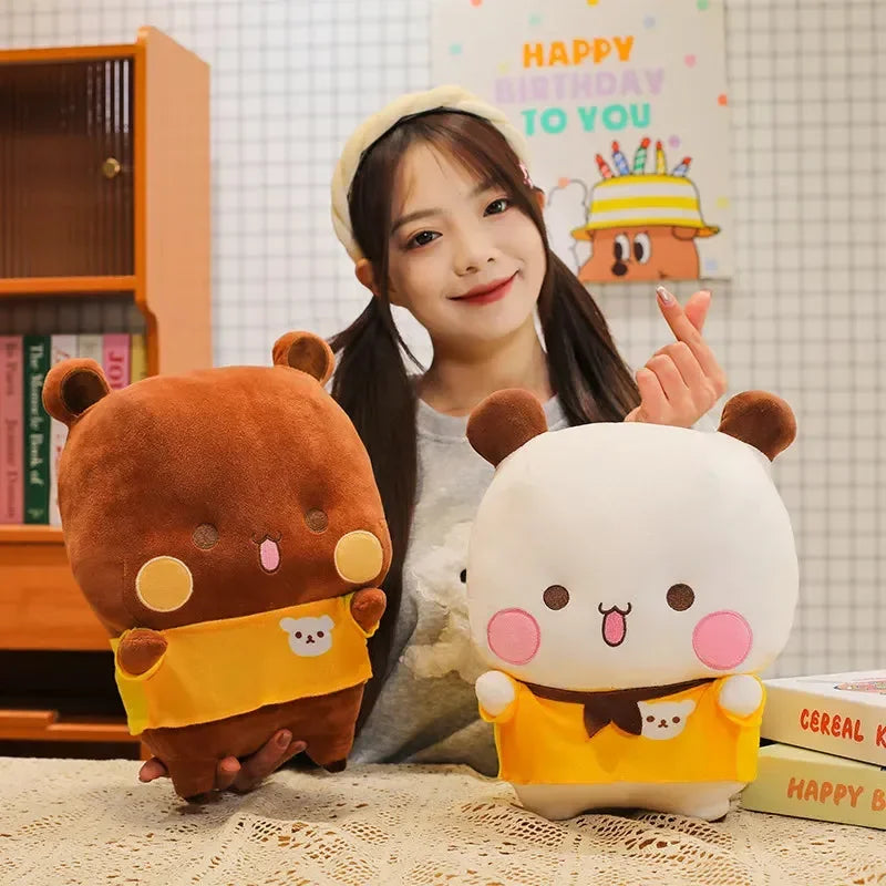 Bu Bu Bear & Du Du Panda Snuggles Plush