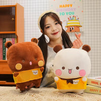 Bu Bu Bear & Du Du Panda Snuggles Plush