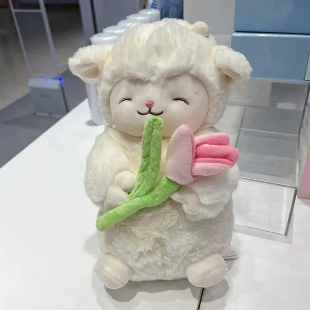 Lamb Tulip Soft Plush Doll