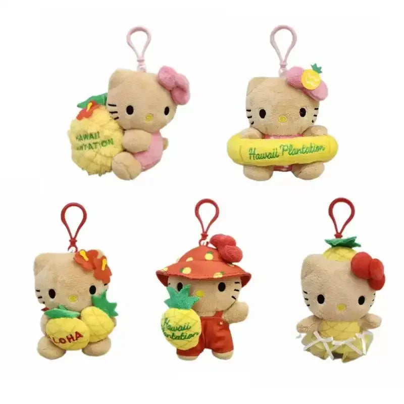 سلسلة مفاتيح Hello KT Hawaii Pineapple 