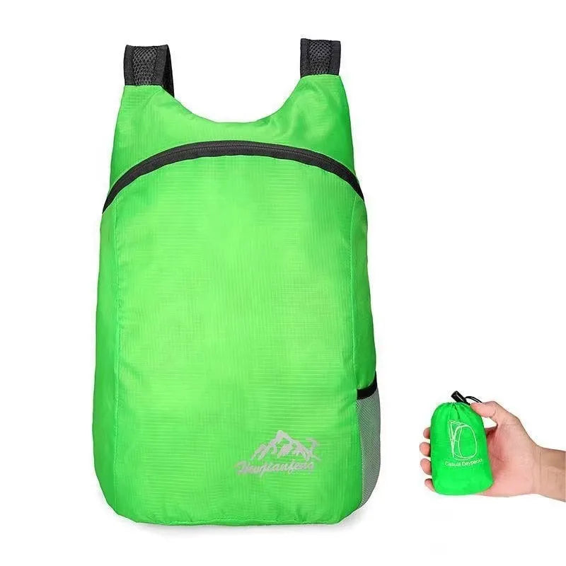 Backpack in a Pouch Folding Bag (20L Capacity)