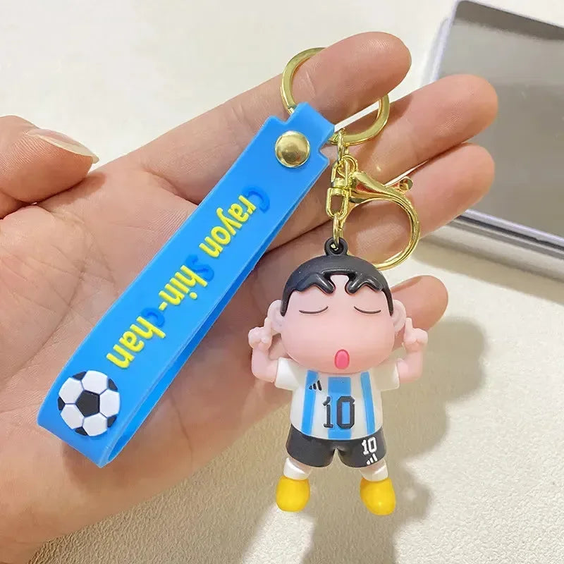 Shin-chan World Cup Wonders Keychain