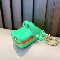 Dino & Croc Finger Game Keychain