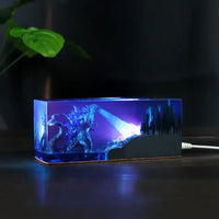 Godzilla City Rampage Resin Night Light