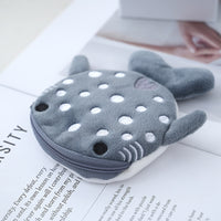 Porte-monnaie en peluche requin-baleine 