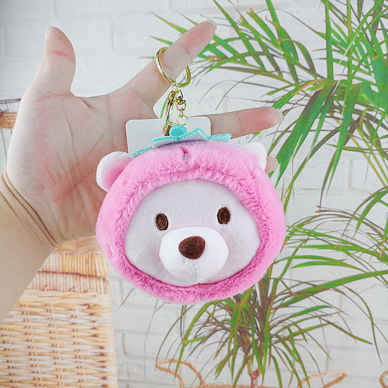 Pineapple Winnie Coin Pouch Keychain