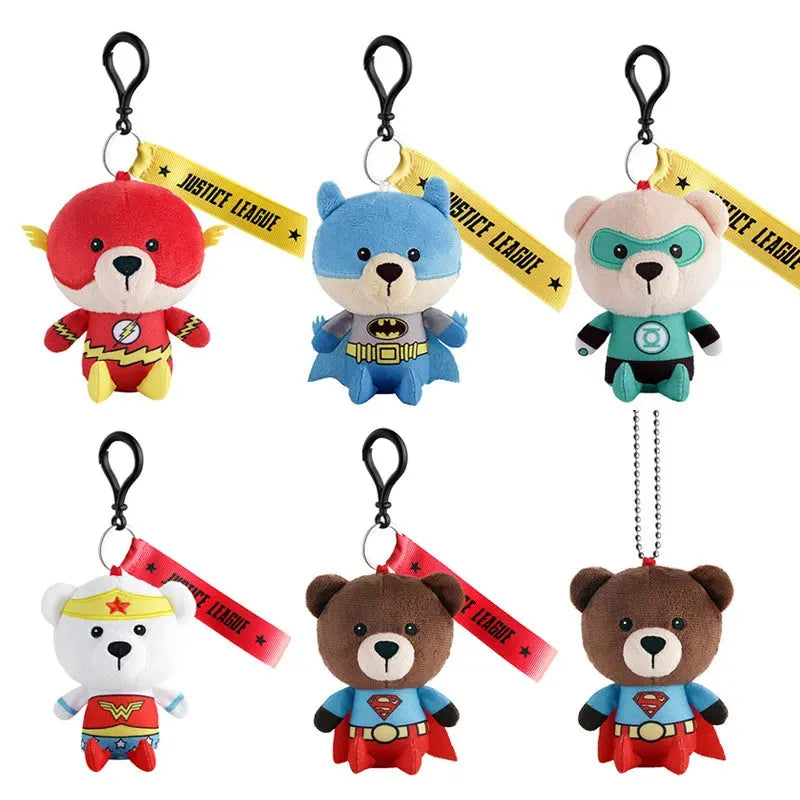 Justice League Superhero Bear Keychains