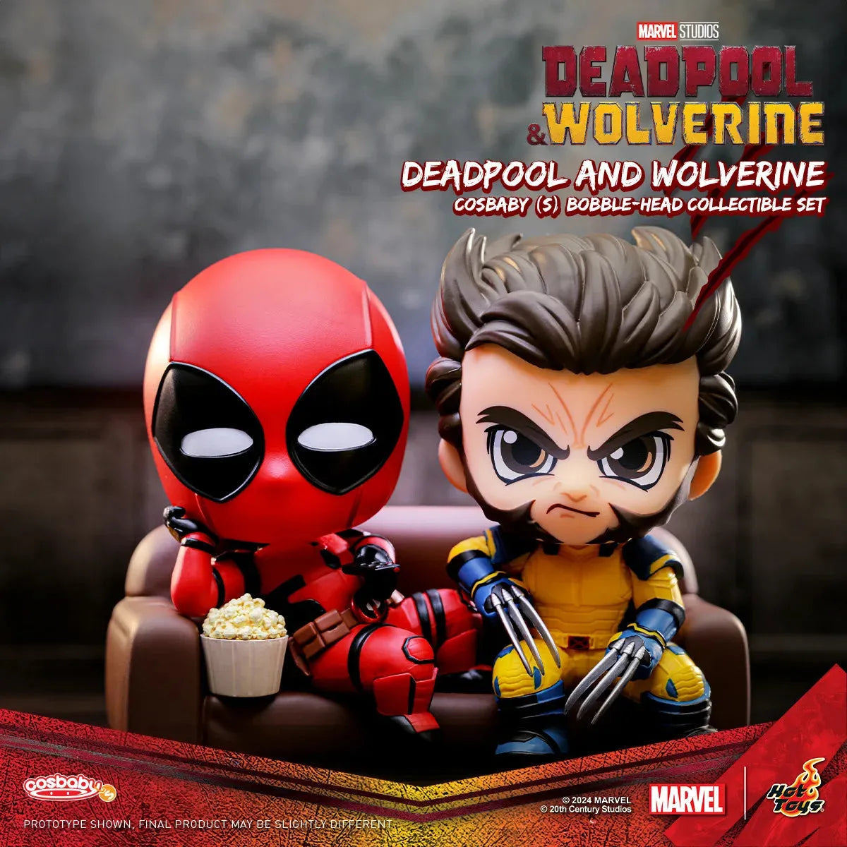 Deadpool vs Wolverine COSBI BobbleHead Figures