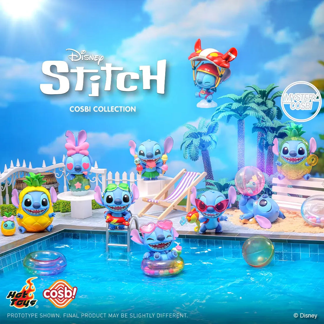 Hot Toys Disney Holiday Stitch COSBI Blind Box Collection