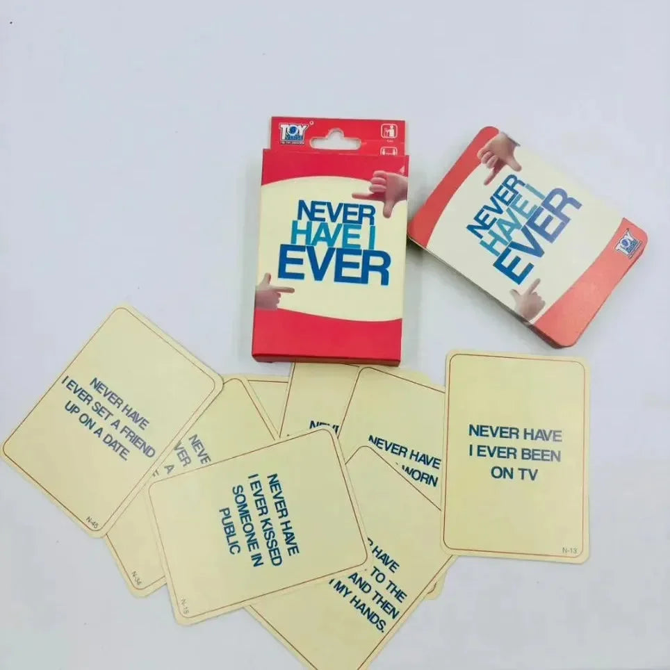 Jeu de cartes « Je n'ai jamais » 