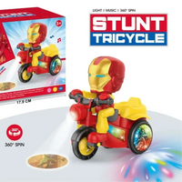 Iron Man Stunt Rider on Bike