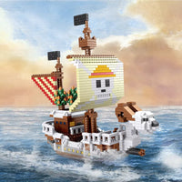 One Piece Pirate Ship 3D Model Building Blocks