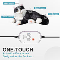Percy Robot Cat - Interactive Emotional Support Pet Weighted - Bear Hugs