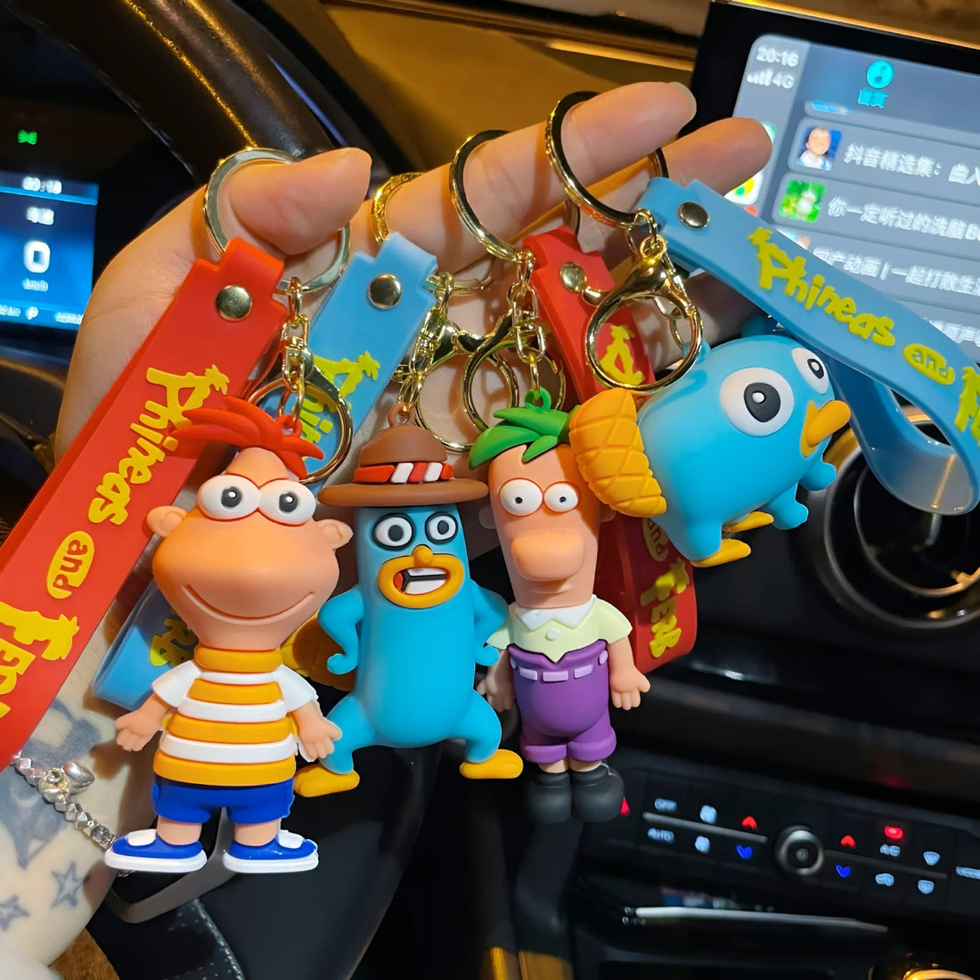 Phineas and Ferb 3D Keychain