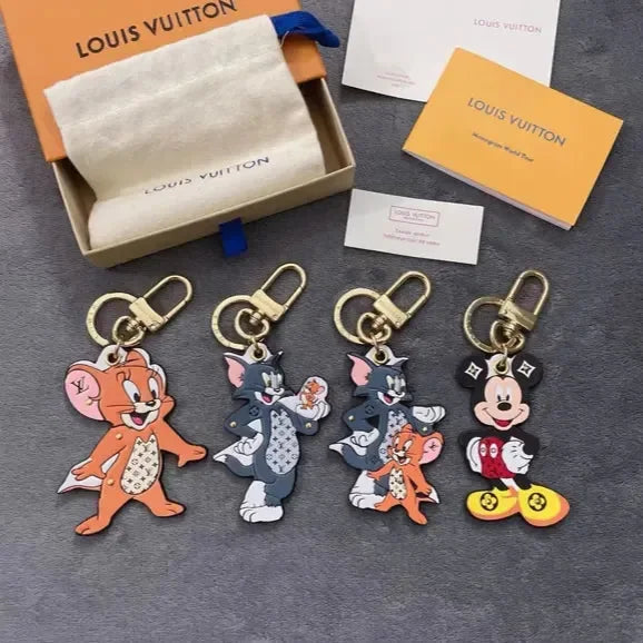 Monogram T&J Mischief Makers Keychain